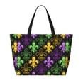 thumbnail image 2 of Easygdp Mardi Gras1 Bolsa de Viaje de Playa de Gran Capacidad, Bolsa Tote Perfecta para la Playa, Escapadas de Fin de Semana y Viajes, 2 of 7