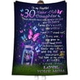 thumbnail image 1 of LHSHID 18th Birthday Gifts for Girls Gifts for 18 Year Old Girl 18 Year Old Girl Birthday Gifts Blanket 18 Birthday Gifts for Girls 18th Birthday Gifts Daughter Birthday Gift 50x60in, 1 of 6