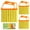 Orange 3pcs, variant on 3Pcs Window Blind Cleaner Duster Tool, 7 Fingers Washable Microfiber Brush, Crevice Cleaning Tool for Venetian Blinds & Air Conditioner Vents