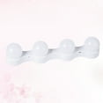 thumbnail image 2 of LED Mirror Light Portable Vanity Lights Makeup Light Cup 4 Bulb Mirror Front Light Makeup Accessory for Home Travel (White, Monochrome Pattern), 2 of 5