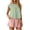 Green, variant on Women’s Babydoll Tops Tiered Ruffle Round Neck Blouse Cap Sleeve Crinkle Shirt 2026 Spring Summer Solid Clothes