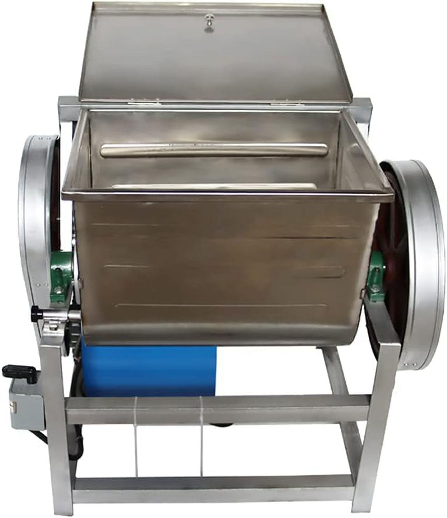 EQCOTWEA Commercial Dough Mixer Flour Mixing Machine with 120 Degree Tilt Bowl 25KG