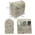 thumbnail image 4 of Valentines Stand Mixer Cover, Doodle Style Abstract Heart Shapes with Love and Affection Theme, Kitchen Appliance Organizer Bag Cover with Pockets, 5 Quarts, Beige Dark Coral White, by Ambesonne, 4 of 4