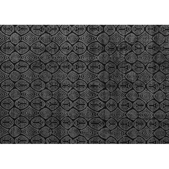 Ahgly Company Indoor Rectangle Oriental Gray Modern Area Rugs, 8' x 12'