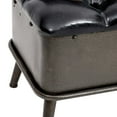 thumbnail image 5 of vidaXL Storage Bench Hall Bench with Backrest for Living Room Faux Leather, 5 of 18