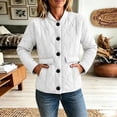 thumbnail image 7 of Plus Size Jackets for Women Quilted Lightweight Button Down Puffer Jacket Coats Padded Outwear with Pockets, 7 of 7