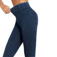 thumbnail image 4 of REALiKUN Jeggings for Women Stretch Jeans High Waisted Skinny Jeans Pull On Butt Lifting with Pockets, 4 of 5