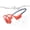 RED, variant on DOOGEE Bone Conduction Headphones, IP68 Waterproof Swimming Headphones Wireless BT5.4, Skin Friendly Silicone, 32GB MP3 Mode, Sport Open Earphones for Underwater, Running, Cycling