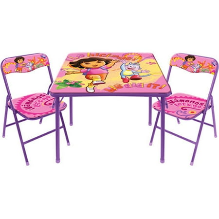 Dora the Explorer Activity Table and Chair Set, 10th Anniversary ... Dora the Explorer Activity Table and Chair Set, 10th Anniversary ...