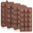 thumbnail image 1 of 3 moldes para caramelos de chocolate con trébol de cuatro hojas, sartenes antiadherentes reutilizables de silicona de 15 cavidades, cubitos de hielo de gelatina hechos a mano, fabricación de postres, decoración para hornear en la cocina BANYUO Electrónica, 1 of 6