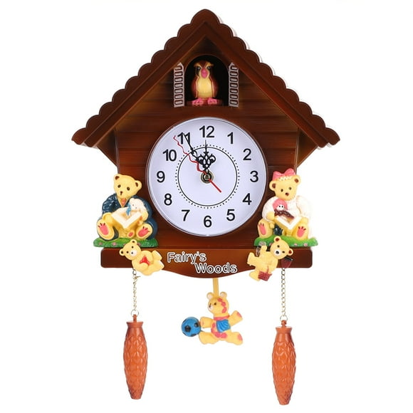 Home Decor,Cuckoo Clock Tree House Tree House Clock Vintage Clock Stylish and Modern