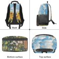 thumbnail image 4 of ZUXONGSY Dachshund Daisy Flower Sunflower Print 4PCS Backpack Set Kids Schoolbag Sets with Lunch Bag Pencil Bag and Water Bottle Holder Students Bookbags Girls Boys Lightweight Daypack Satchel, 4 of 6