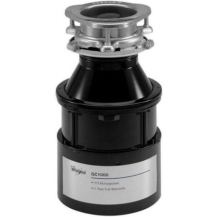 Whirlpool GC1000 1/3 HP Garbage Disposal