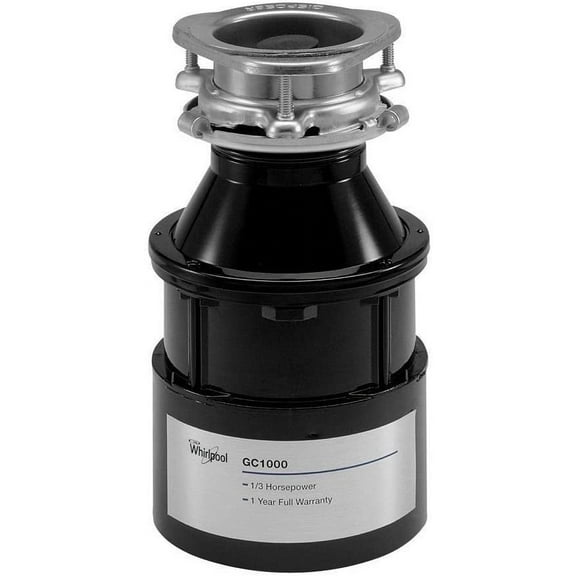 Whirlpool GC1000 1/3 HP Garbage Disposal