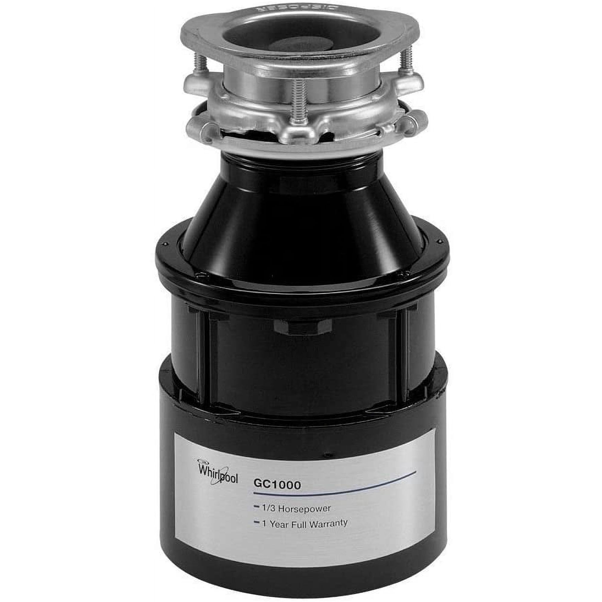 Whirlpool GC1000 1/3 HP Garbage Disposal