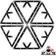 thumbnail image 1 of 6Pcs Magic Ball Rack Holder Sheet Billiards Triangle Cue Accessories For Magic Ball Rack 8, 9, And 10 Ball Combo Pack And Snooker, 1 of 5