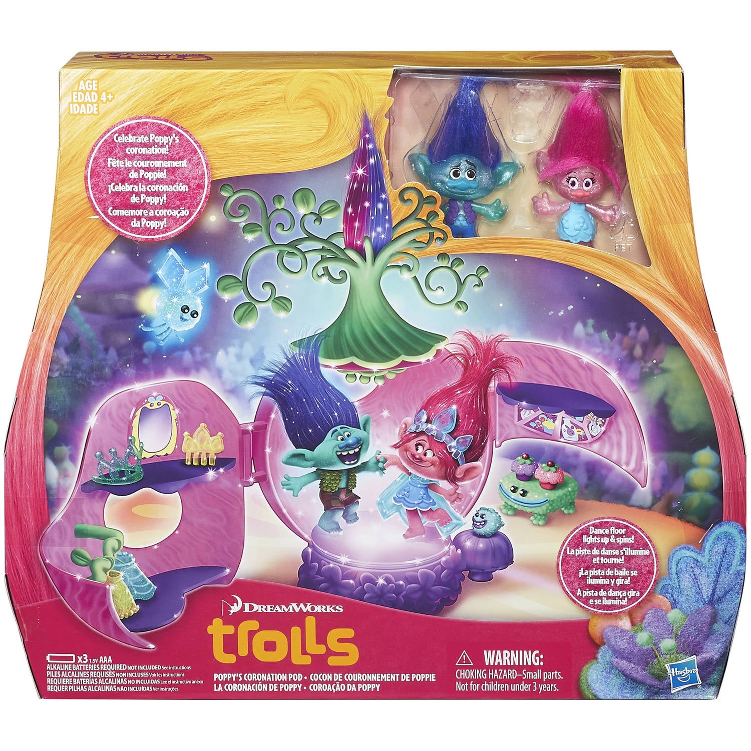 DreamWorks Trolls Poppy's Coronation Pod - Walmart.com