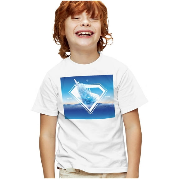 Superman 2025 Movie Fortress of Solitude Take Me Home Kids T Shirt for Youth Boys and Girls