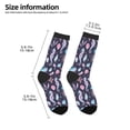 thumbnail image 2 of Sigee Watercolor Marine Animals for Premium Children's Socks Unisex School Kids Boys Girls,Soft and Comfy Kids' Socks, 2 of 5