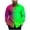 Green, variant on CLOISE Mens Button down Shirts Long Sleeve Collared Tops Gradient Long Sleeve Pullover Fall Winter Clothes Blue 2XL