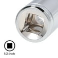 thumbnail image 4 of Unique Bargains Socket de spline universal poco profunda E10 de 1/2 pulgadas 12 puntos Cr-V acero, 4 of 4