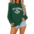 thumbnail image 2 of Christmas Sweatshirts for Women It's a Beaut Clark Letter Print Pullover Xmas Casual Long Sleeve Crewneck Tops, 2 of 3