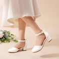 thumbnail image 2 of DREAM PAIRS Kids' Mary Jane Pumps Girls' Low Block Heel Dress Shoes with Hook-and-Loop Strap Comfortable Non-Slip Party Shoes, 2 of 6