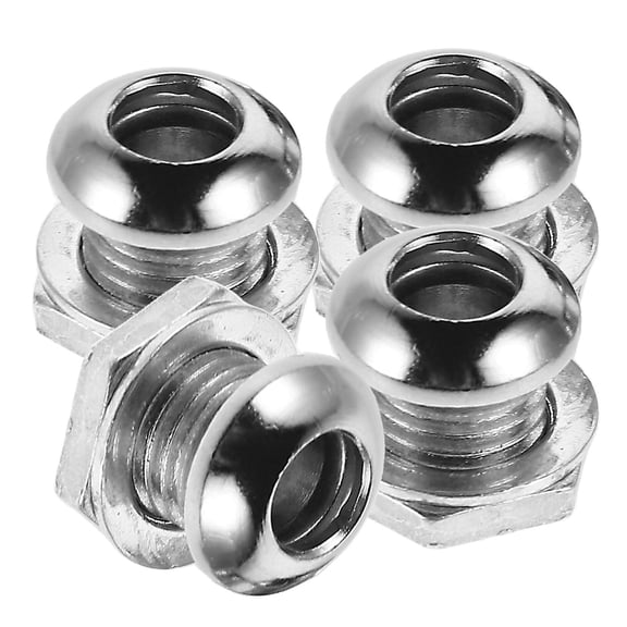 Worgeous 4pcs Drum Air Vent Replacement Screws with Gaskets Nuts Snare Drums Ventilation Systems Snare Drum Part Musical Instruments Accessories