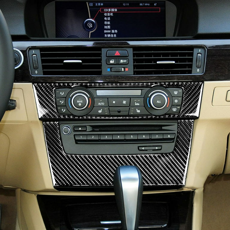 Farfi 2Pcs Car Air Conditioning CD Panel Stickers Fragrance Tablet for BMW  E90/E92/E93 