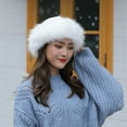 thumbnail image 6 of Women's Faux Fur Bucket Hat Winter Warmer Fisherman Cap, 6 of 8