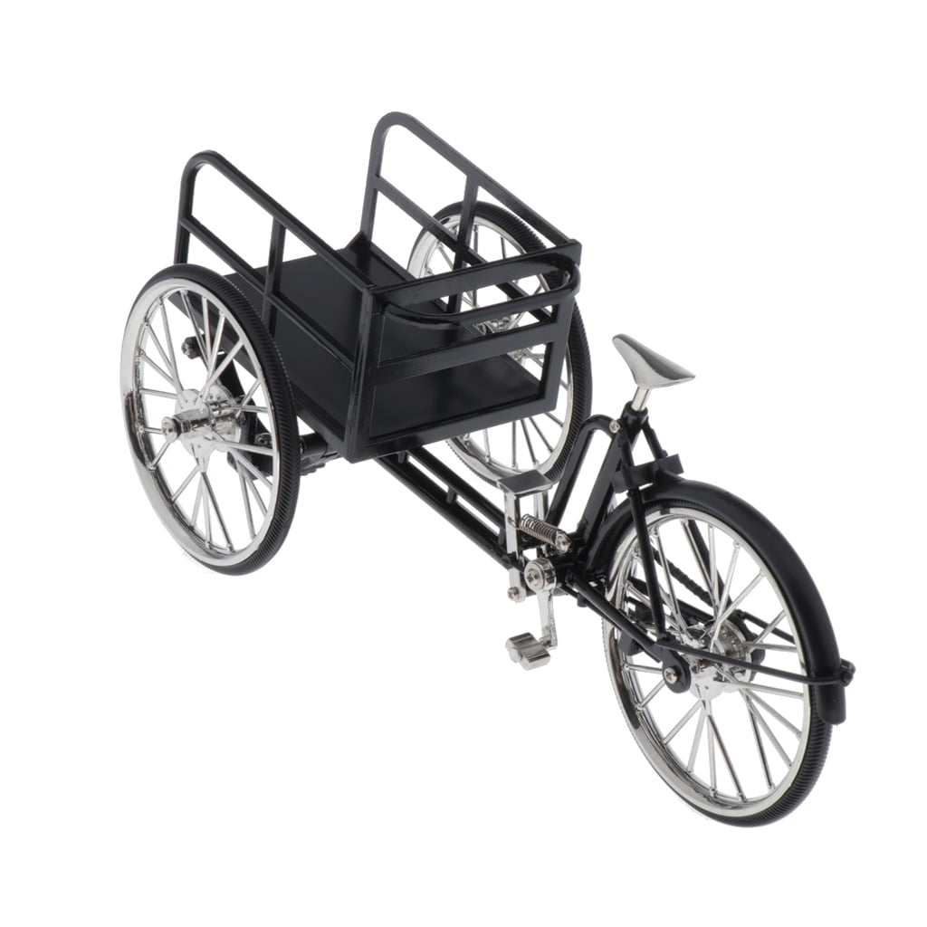 1/10 Alloy Tricycle Bike Metal Model Diecast Vehicles Kids Boy Toys