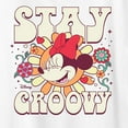 thumbnail image 3 of Disney - Mickey & Friends - Minnie Mouse - Stay Groovy - Women's Short Sleeve Graphic T-Shirt, 3 of 5