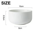 thumbnail image 4 of Salad Bowl, Large Serving Bowl Set, Deep Bowl for Kitchen, Ceramic Bowl Set for Soup, Cerea，Dishwasher & Microwave Safe, Easy Clean, 4 of 5