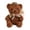 B, variant on Soft Bear Plush with Hat and Bow Tie, Cuddly Stuffed Animal for Home Decor, Huggable Bear Toy for Birthdays and Special Occasions, Decorative Figurine