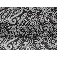 thumbnail image 5 of oneOone Velvet Dark Gray Fabric Paisley Sewing Material Print Fabric By The Yard 58 Inch Wide-5O, 5 of 7