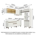 thumbnail image 3 of Cocina Integral Completa Modular Madesa Reims 402cm BB 10, 3 of 10