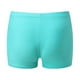 thumbnail image 5 of Prolriy - Bañador corto para mujer, cintura alta, para correr, bikini, ropa de playa, azul claro, talla M, 5 of 8