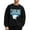 Black, variant on Men's Pullover Sweatshirt Football Season Themed Comfortable Casual Long Sleeve Crewneck Athletic Workout Top for Sports Fans and Enthusiasts School Outfits for Teachers