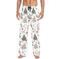 thumbnail image 7 of FORMRS Mens Pajama Pants with Pockets Sleepwear Lounge Bottoms Sizes S-2XL, White Nordic Christmas House, 7 of 7