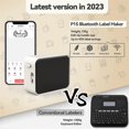 thumbnail image 5 of P15 Portable Mini Sticker BT Printer Thermal UV Printer Stickers Without Ink Self-Adhesive As D11 D110 D101 Printer,B, 5 of 5