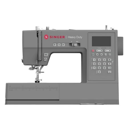 SINGER® Heavy Duty 6800C Computerized Sewing Machine with Accessory Kit | 586 Stitch Applications, LCD Screen, Full Metal frame & 1-step Buttonhole