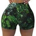 thumbnail image 2 of Picia Lush Foliage Green Plant Printed Workout Shorts for Women Seamless Scrunch Butt Lifting High Waisted Yoga Gym Booty Running Moisture-wicking Short Pants-XX-Large, 2 of 9