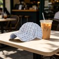 thumbnail image 3 of Sun Hats for Men Fashion Plaid Baseball Cap Winter Warm Sun Casual Sports Hat, 3 of 4