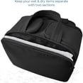 thumbnail image 3 of Portable Handle Large Capacity Women Storage Bag Fluffy Makeup Bag Travel Storage Case Travel Toiletry Bag WHITE, 3 of 8