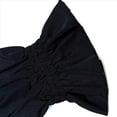 thumbnail image 4 of Blusas Elegantes con Hombros Descubiertos para Mujer, de Larga, con Volantes y Cintura Fruncida, Informales, para Fiesta, Grandes. Negro 5XL, 4 of 7