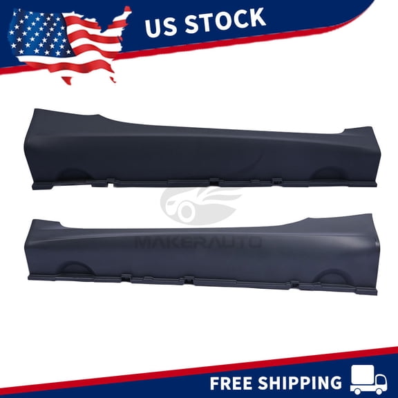 Pair of Rocker Panel Trim for Smart Fortwo 2008-2015 516900225C22A