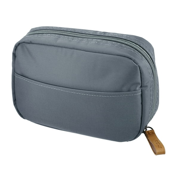 Bolsa de Cosméticos, Bolsa de Maquillaje de Gran Capacidad, Estuche de Cosméticos para Mujeres Gris oscuro