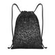 thumbnail image 1 of Fotbe Black And White Dotted Bolsa Mochila con Cordón Estampada, Bolsa de Gimnasio Deportiva, Bolsa Cinch, Bolsa con Cordón para Hombres y Mujeres-Medium, 1 of 6