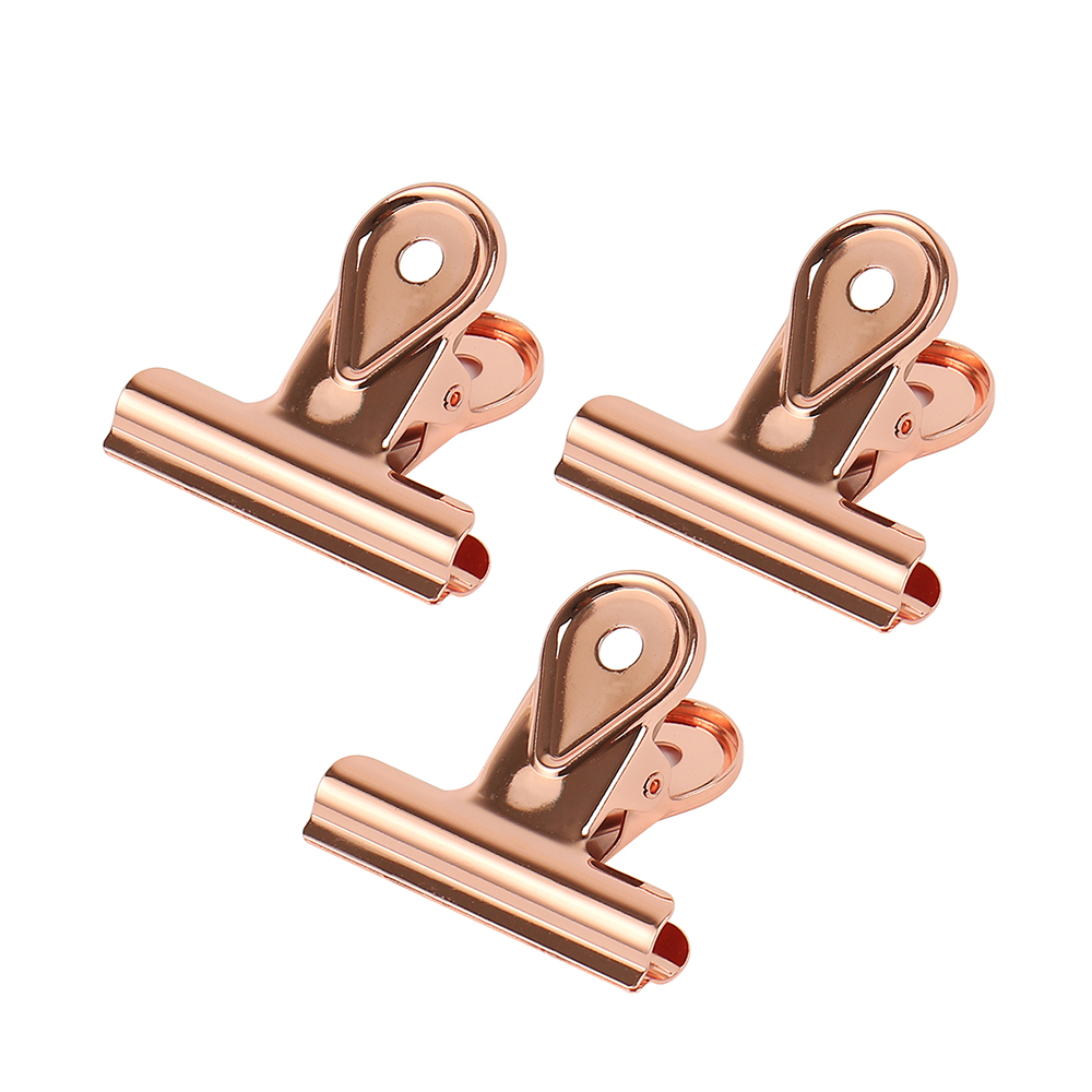 Paper Metal Bulldog Clip Hinge Clips Clamps for Documents Files