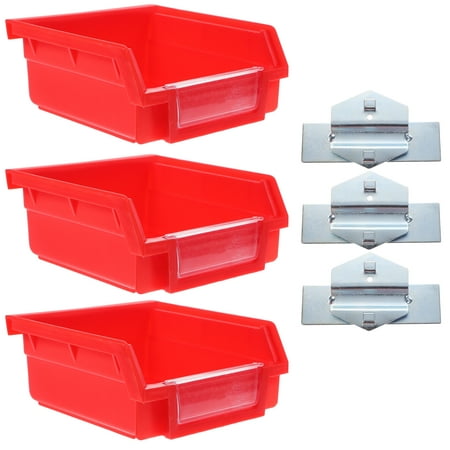 

3pcs Pegboard Bins Heavy Duty Peg Board Bins Utilities Tools Storage Boxes with Hooks for Home Garage